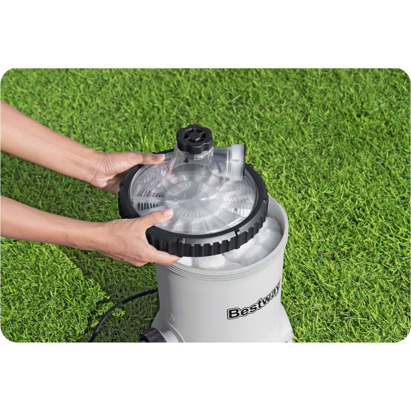 Pompa filtrująca Bestway do basenu 5678 l/h + kulki filtrujące  58870 1szt.