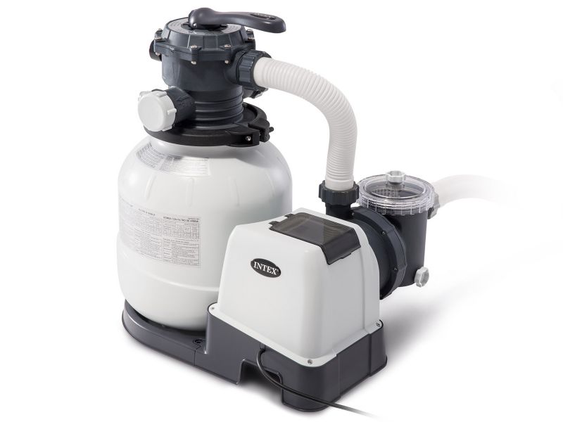 Pompa filtrująca Intex 26646 basenowa piaskowa 7900 l/h + piasek 25kg 1 szt.