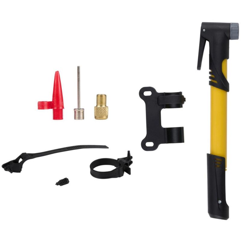 Pompka Dunlop  rowerowa mini 120Psi (8Bar)  żółta 1szt.