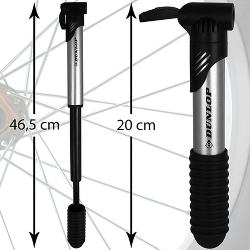 Pompka Dunlop  rowerowa  Mini Alu 120psi (8Bar)  1szt.