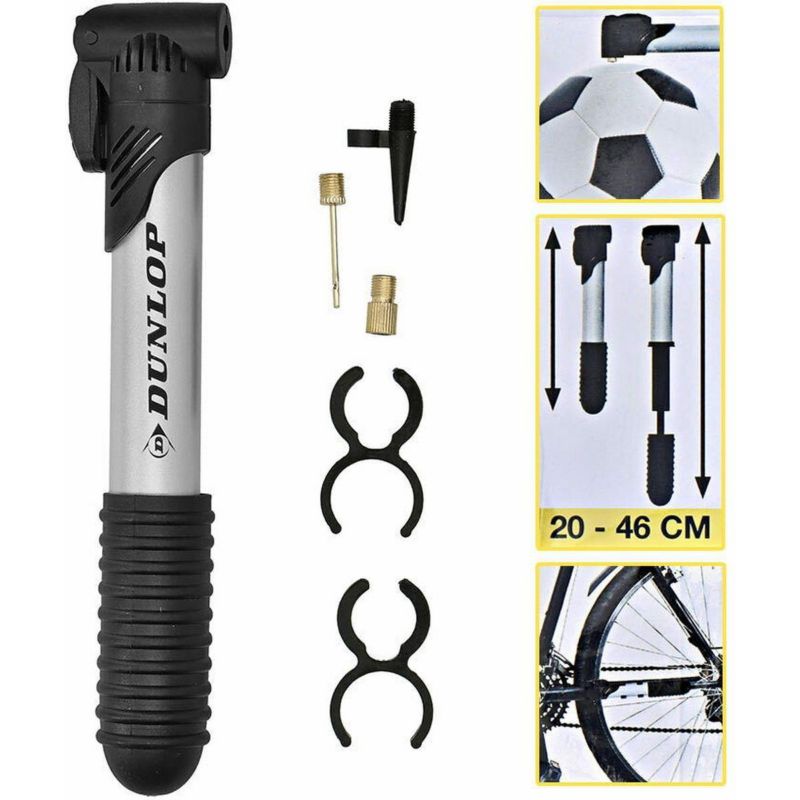 Pompka Dunlop  rowerowa  Mini Alu 120psi (8Bar)  1szt.