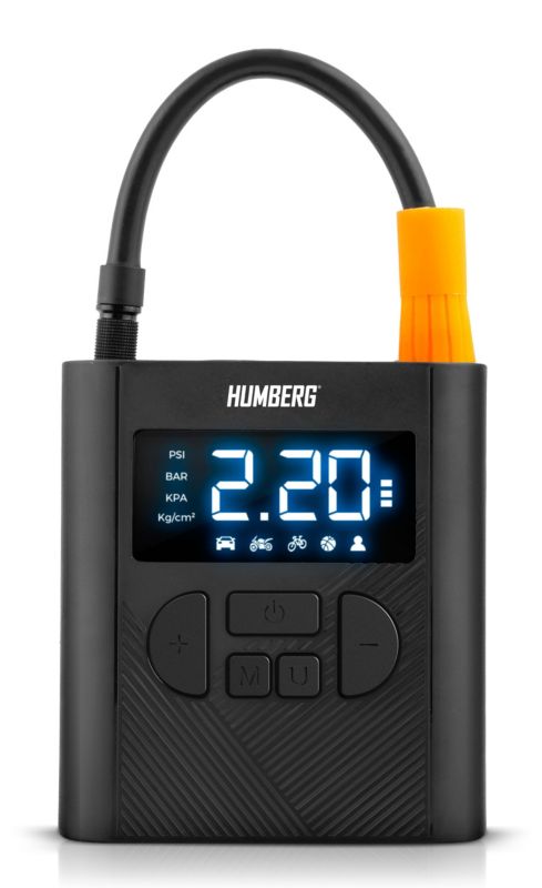 Pompka elektryczna Humberg akumulatorowa do opon rowerowa 12v kompresor  1 szt.