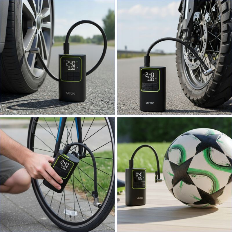 Pompka elektryczna rowerowa Vayox VA0409 akumulatorowa 4000mAh 1 szt.