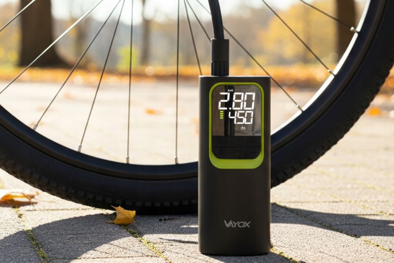Pompka elektryczna rowerowa Vayox VA0410 akumulatorowa powerbank 8000mAh 1 szt.