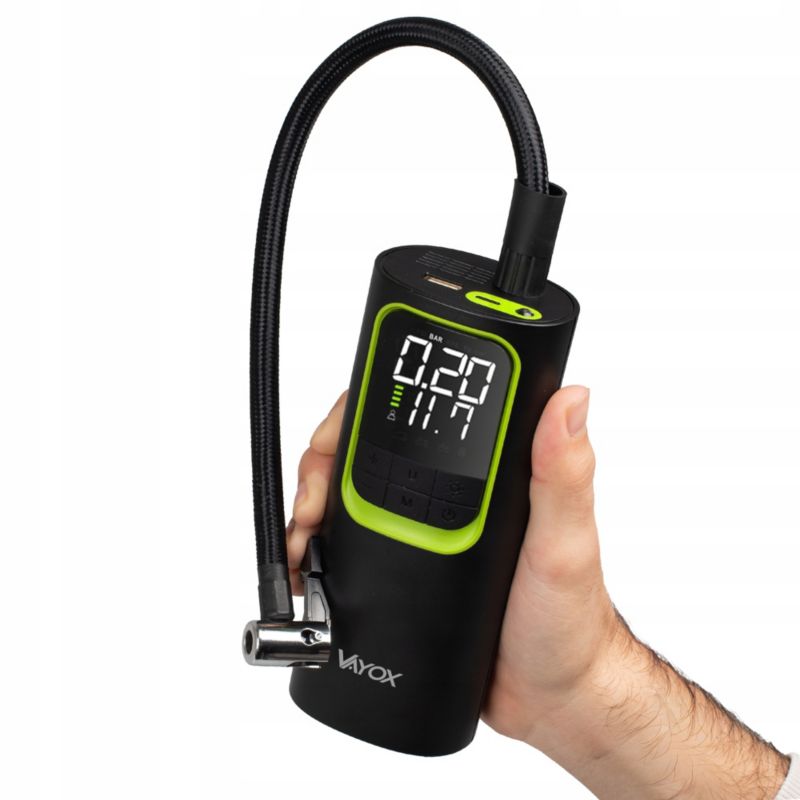 Pompka elektryczna rowerowa Vayox VA0410 akumulatorowa powerbank 8000mAh 1 szt.