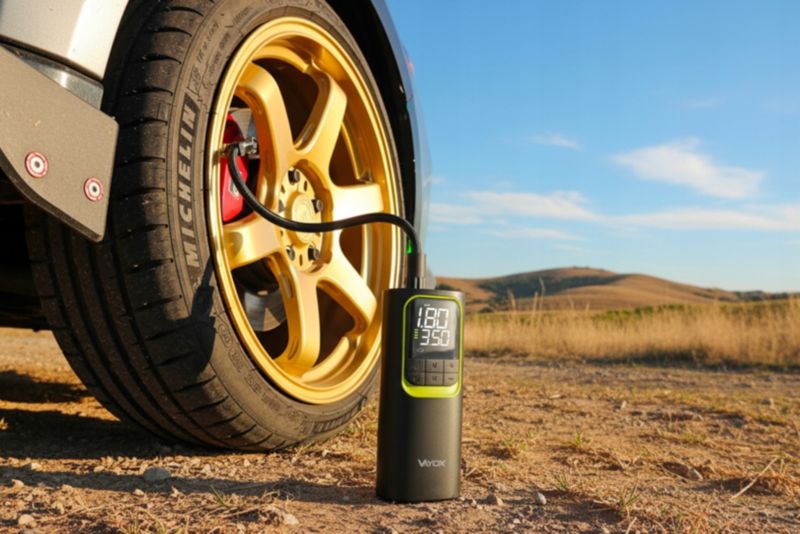 Pompka elektryczna rowerowa Vayox VA0410 akumulatorowa powerbank 8000mAh 1 szt.