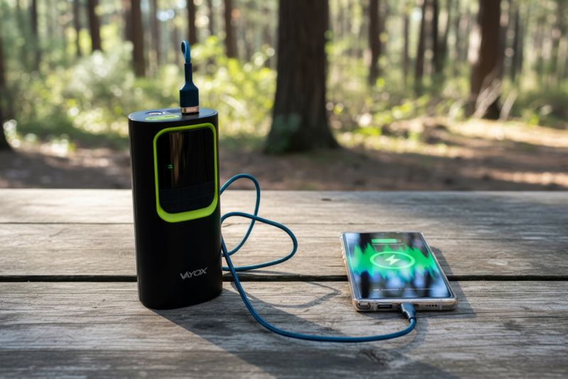 Pompka elektryczna rowerowa Vayox VA0410 akumulatorowa powerbank 8000mAh 1 szt.