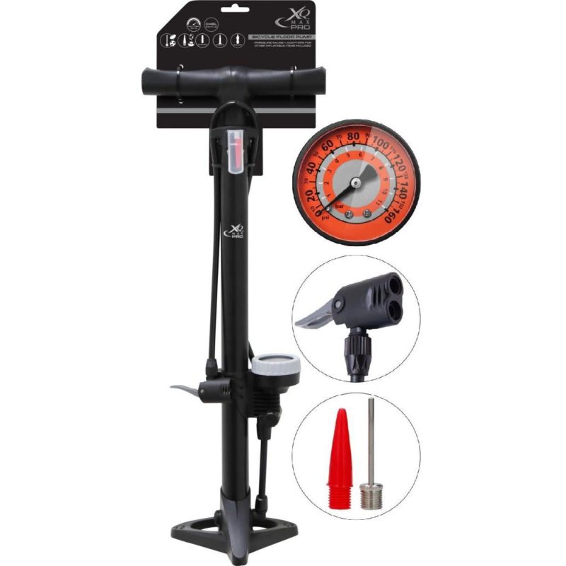 Pompka  Koopman warsztatowo rowerowa  Pro 160Psi (11Bar) z manometrem mała podstawa  1 szt.