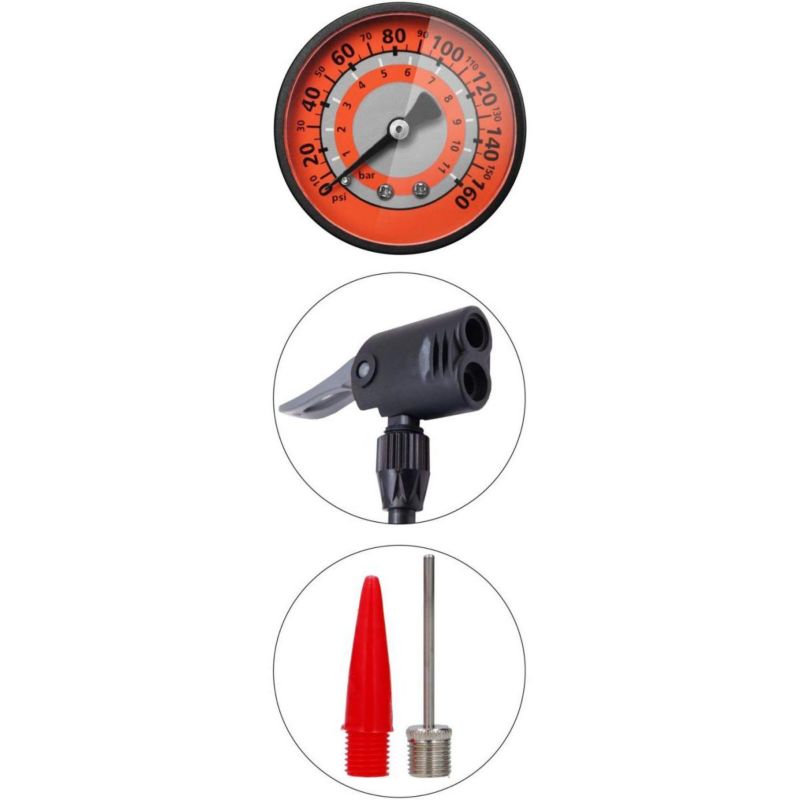 Pompka  Koopman warsztatowo rowerowa  Pro 160Psi (11Bar) z manometrem mała podstawa  1 szt.