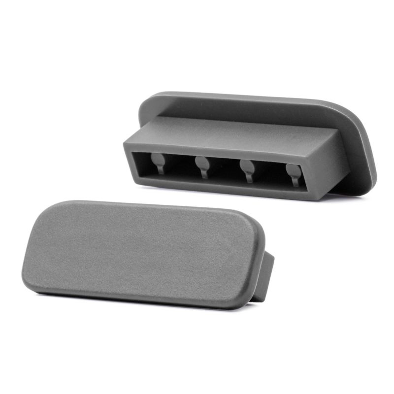 Poręcz schodowa PVC 40x8 mm QUEST, profil LUX antypoślizgowy, ciemnoszaro-mosiężny, 1 m, 1 szt.