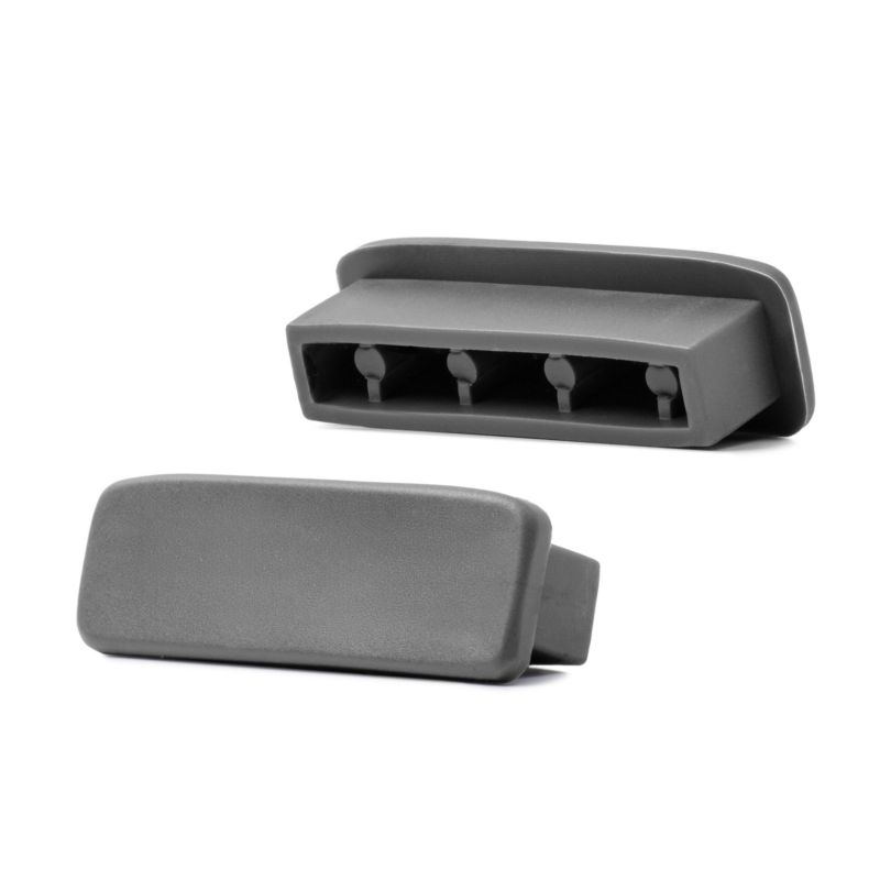 Poręcz schodowa PVC 40x8 mm QUEST, profil STANDARD antypoślizgowy, ciemnoszary, 1 m, 1 szt.