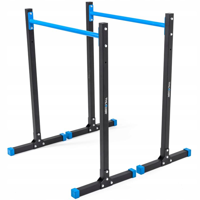 Poręcze treningowe regulowane THUNDER DIPSY do dipów i pompek 140 kg 1szt.