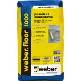 Posadzka cementowa Weber Saint-Gobain Floor 1000 25 kg