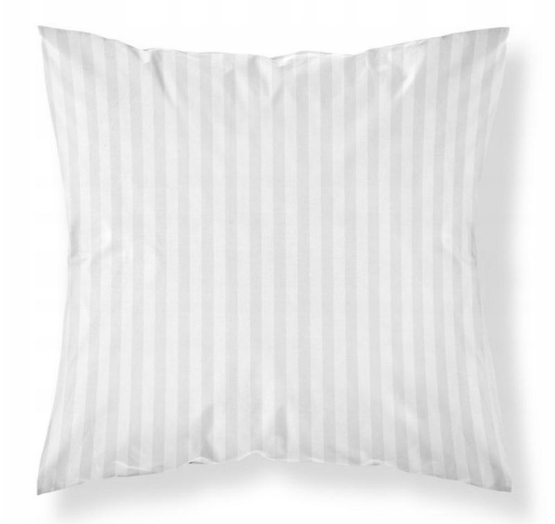 Poszewka adamaszek z bawełny 100% KAM-POL z ozdobnym paskiem 4 mm z zakładką 40x40 cm 1 szt.