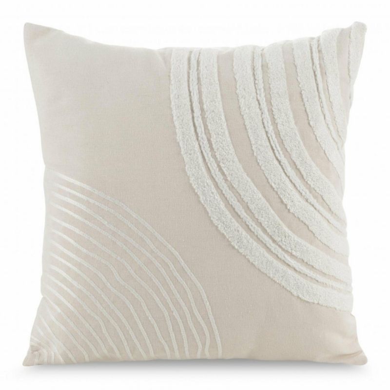 Poszewka Boho Ally Eurofirany dekoracyjna na poduszkę 45x45 cm Beżowa 1 szt.