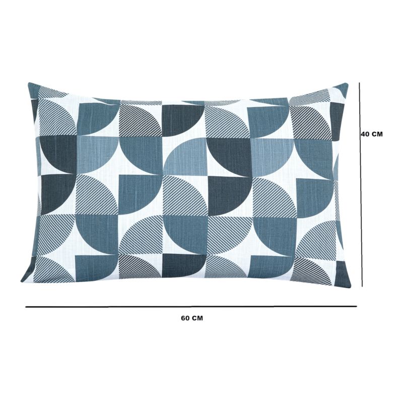 Poszewka GoodHome bawełniana wzór 40 x 60 cm morski