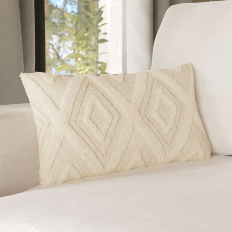 Poszewka GoodHome Berber 30 x 50 cm beżowa