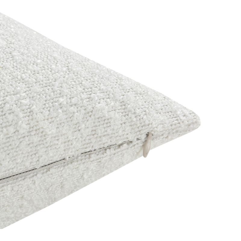 Poszewka GoodHome Bouclette 45 x 45 biała