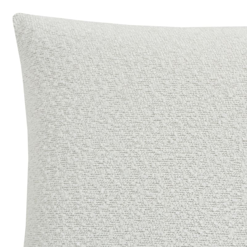 Poszewka GoodHome Bouclette 45 x 45 biała