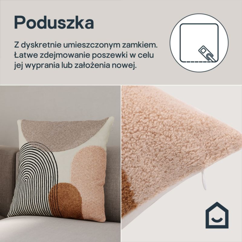 Poszewka GoodHome Cytion 45 x 45cm multikolor