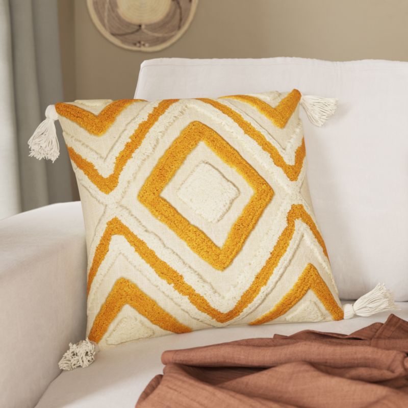 Poszewka GoodHome Diamond 45 x 45 cm toffi