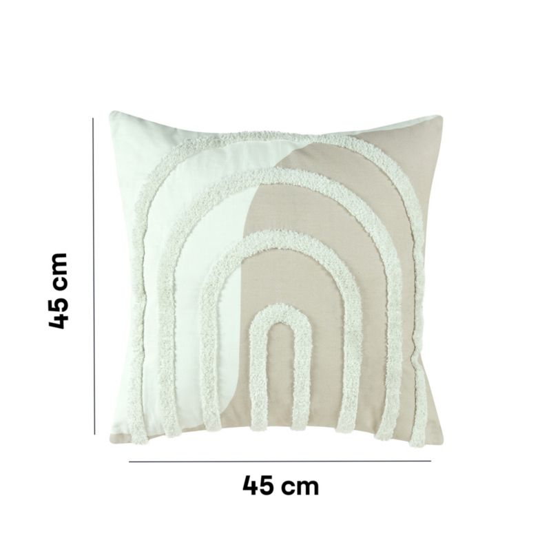 Poszewka GoodHome frędzle wzór 45 x 45 cm multikolor