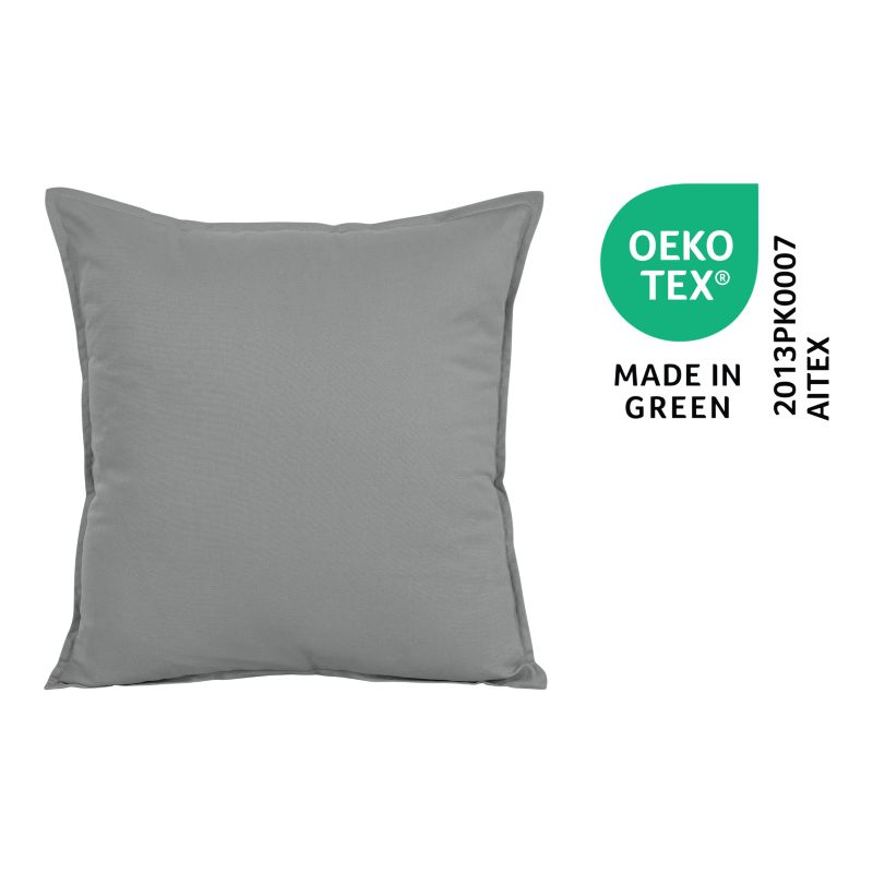 Poszewka GoodHome Hiva 45 x 45 cm szara