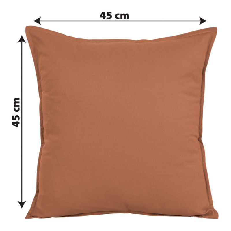 Poszewka GoodHome Hiva 45 x 45 cm terakota
