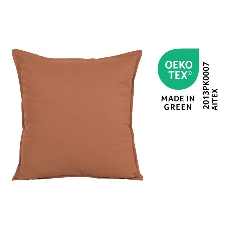 Poszewka GoodHome Hiva 45 x 45 cm terakota