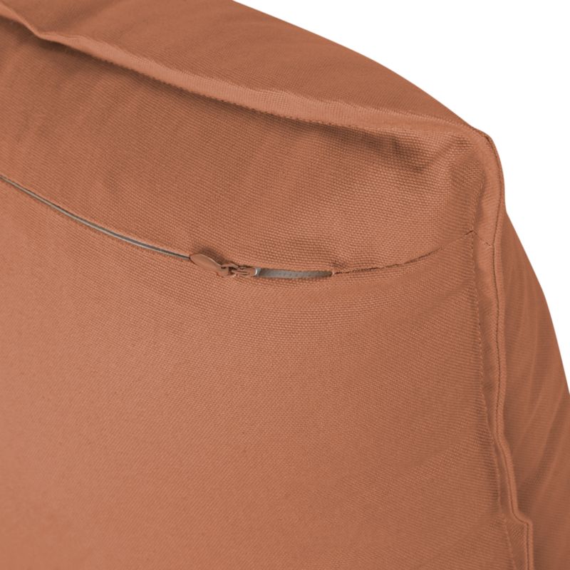 Poszewka GoodHome Hiva 45 x 45 cm terakota