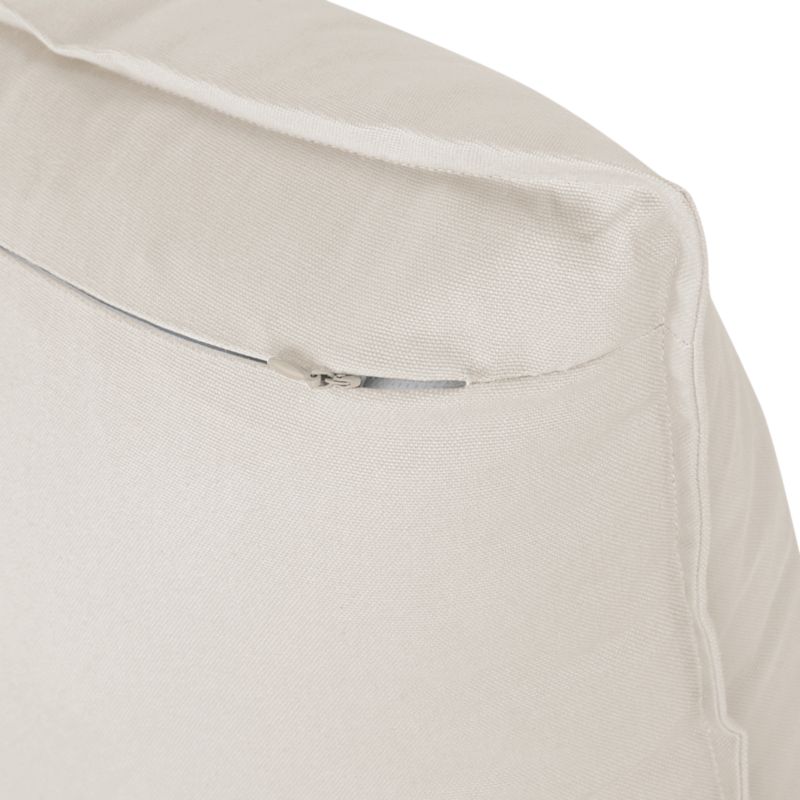 Poszewka GoodHome Hiva 60 x 60 cm bawełniana jasno beżowa
