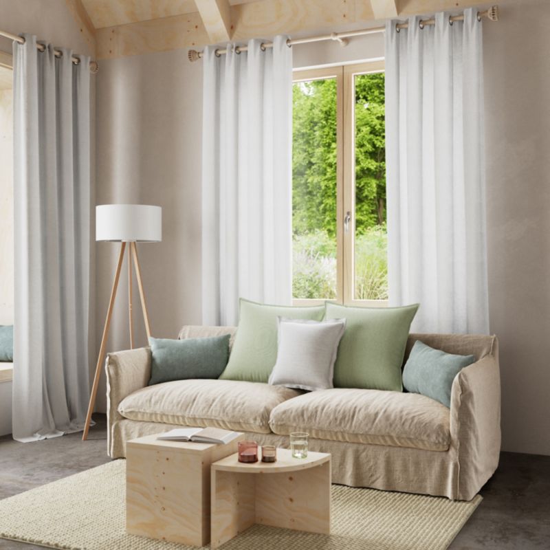 Poszewka GoodHome Hiva bawełniana 60 x 60 cm szławiowa