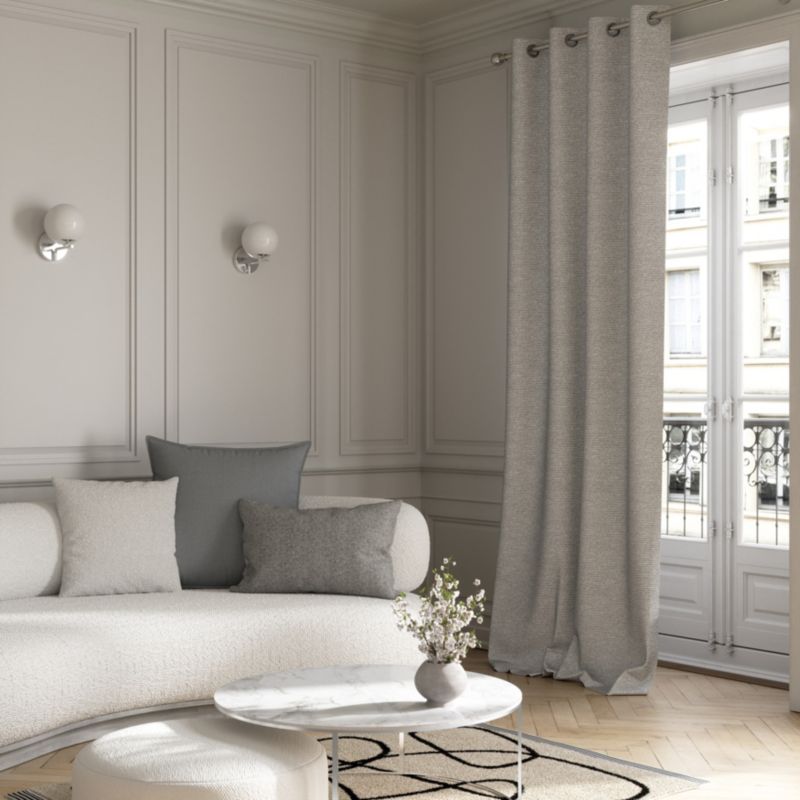 Poszewka GoodHome Hiva bawełniana 60 x 60 szara