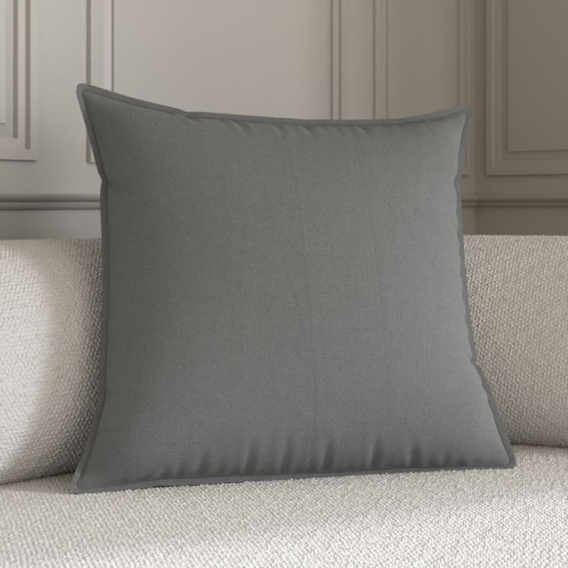 Poszewka GoodHome Hiva bawełniana 60 x 60 szara