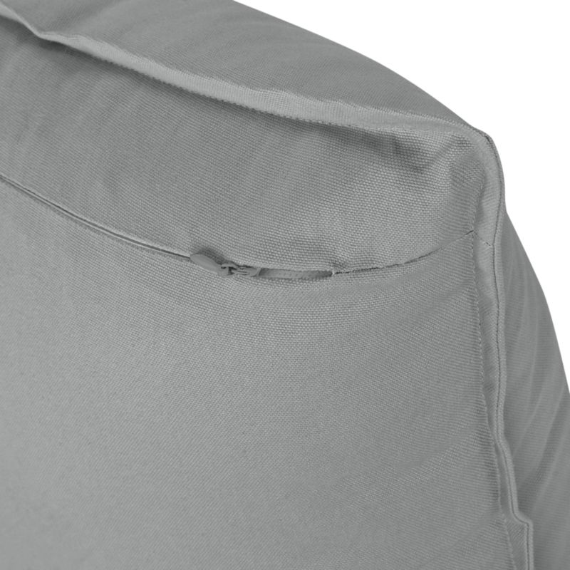 Poszewka GoodHome Hiva bawełniana 60 x 60 szara