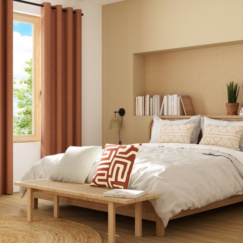 Poszewka GoodHome Isti 45 x 45 cm beżowa