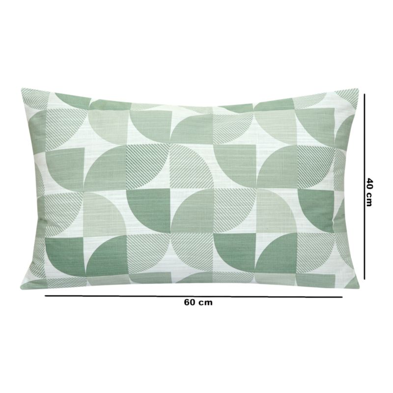 Poszewka GoodHome wzór 40 x 60 zielona