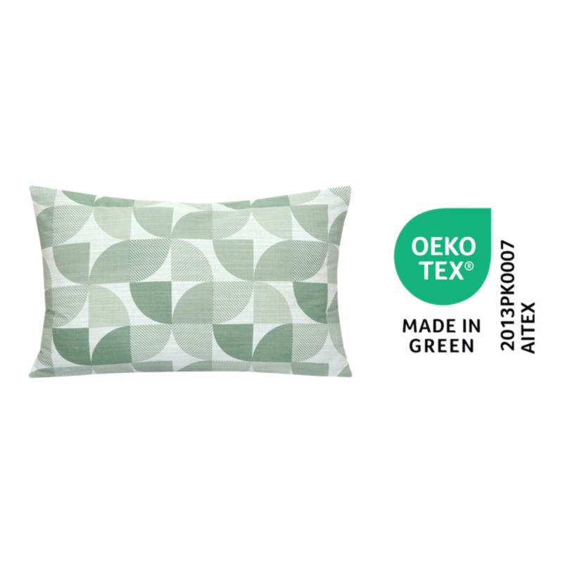 Poszewka GoodHome wzór 40 x 60 zielona