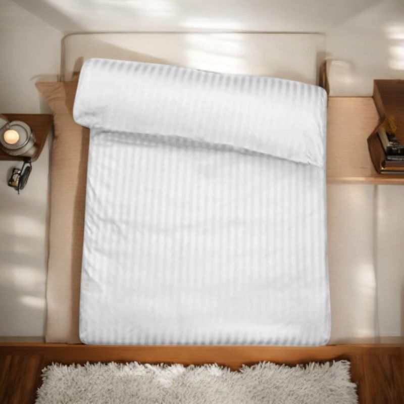 Poszwa adamaszek z 100% bawełny KAM-POL z zakładką 2 cm 220x240 1 szt.