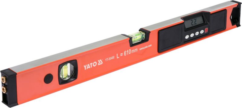 Poziomica elektroniczna Yato z laserem 610 mm