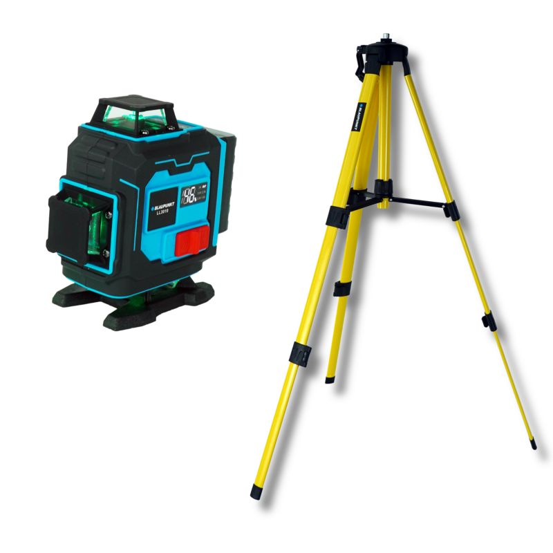 Poziomica Laserowa Statyw Blaupunkt 1.2 m 4D 16 linii 1szt.
