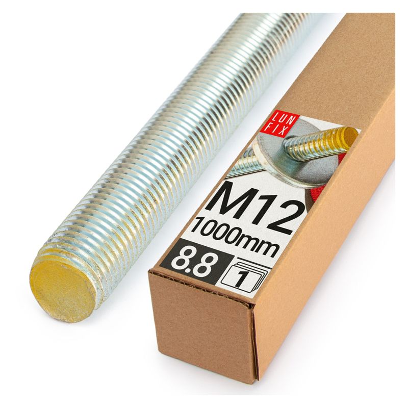 Pręt gwintowany Lun Fix kl.8.8 ocynkowany M12x1000 1szt.
