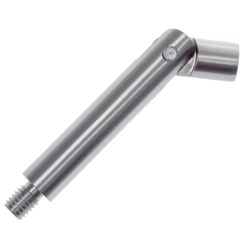 Pręt przegubowy PINOX do uchwytu poręczy fi 12 x 75 mm - gwint M8/M6 stal nierdzewna (Satyna) 1 szt.