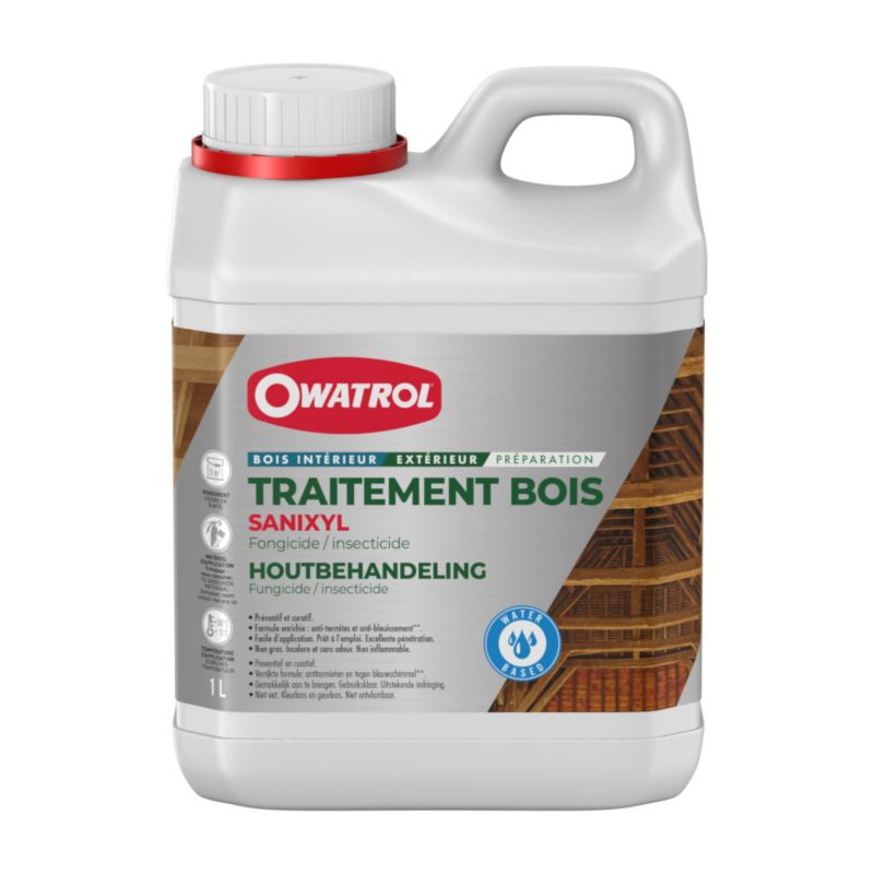 Preparat grzybobójczy i owadobójczy do ochrony drewna Owatrol Sanixyl NT 1L