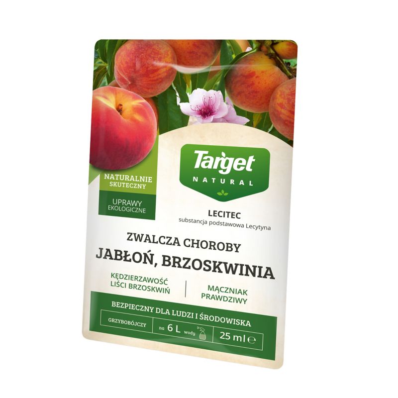 Preparat grzybobójczy Target Lecitec jabłoń, brzoskwinia  25 ml