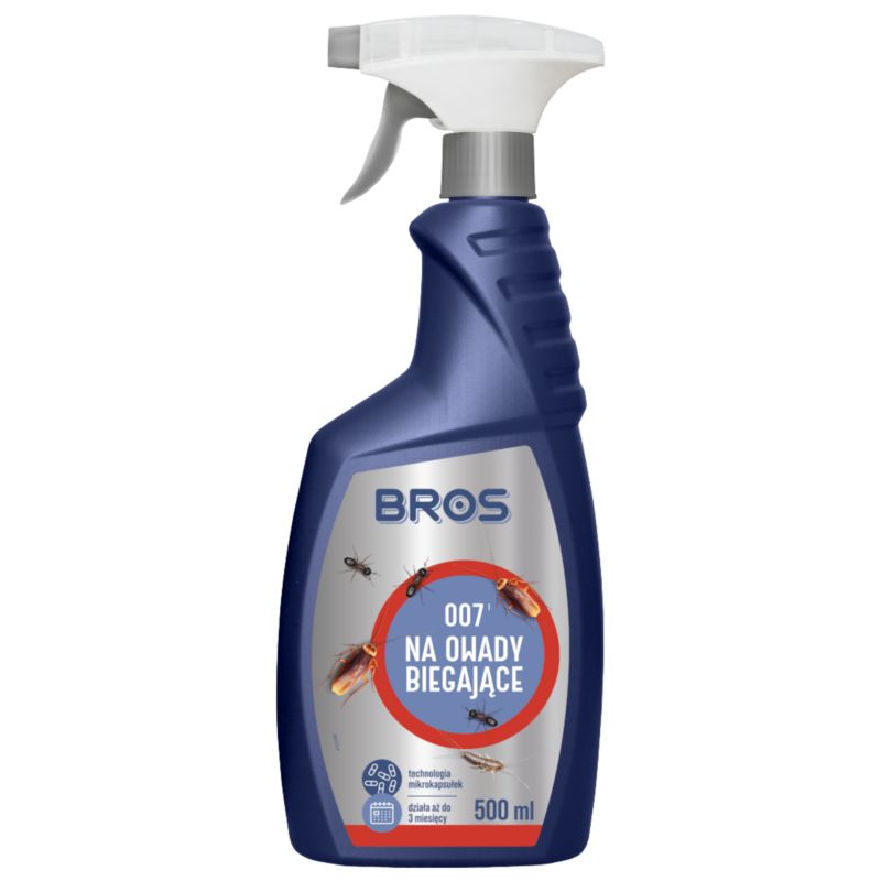 Preparat Na Owady Biegające Bros 007 Długotrwały 500 ml 1 szt