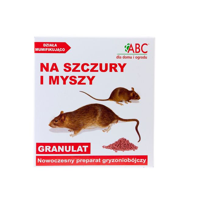 Preparat szkodnikobójczy ABC na szczury i myszy 250 g