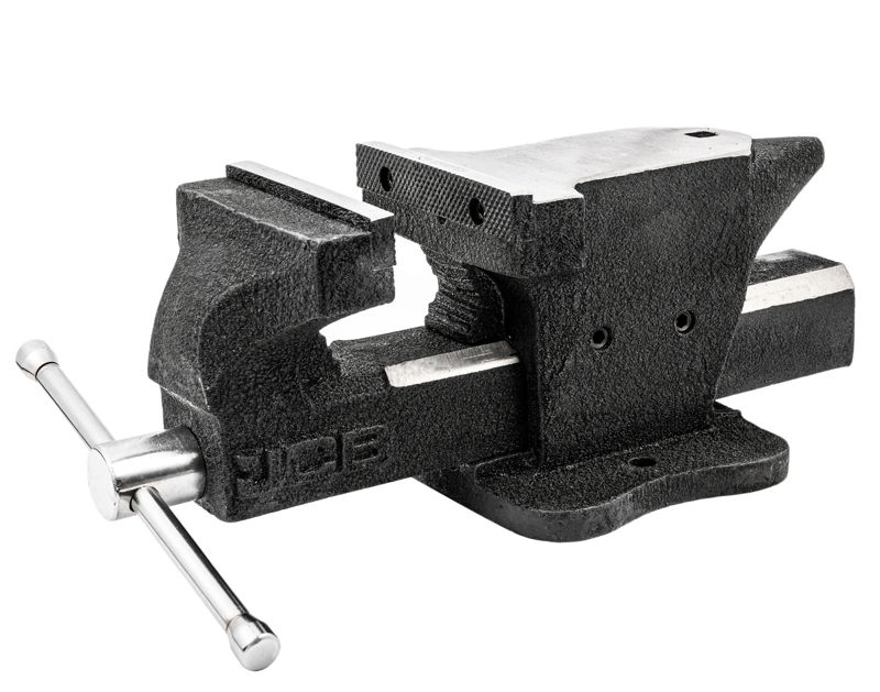 Profesjonalne imadło JCB ślusarskie 125mm stalowe z kowadłem 1szt.