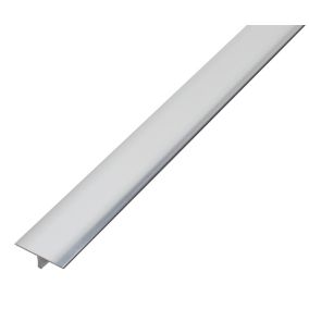 Profil aluminiowy Diall typ T 26 mm chrom 2,5 m