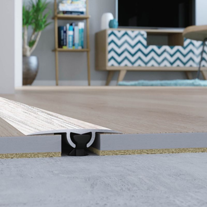 Profil aluminiowy dylatacyjny GoodHome 30 x 930 mm dąb canberra nr 04